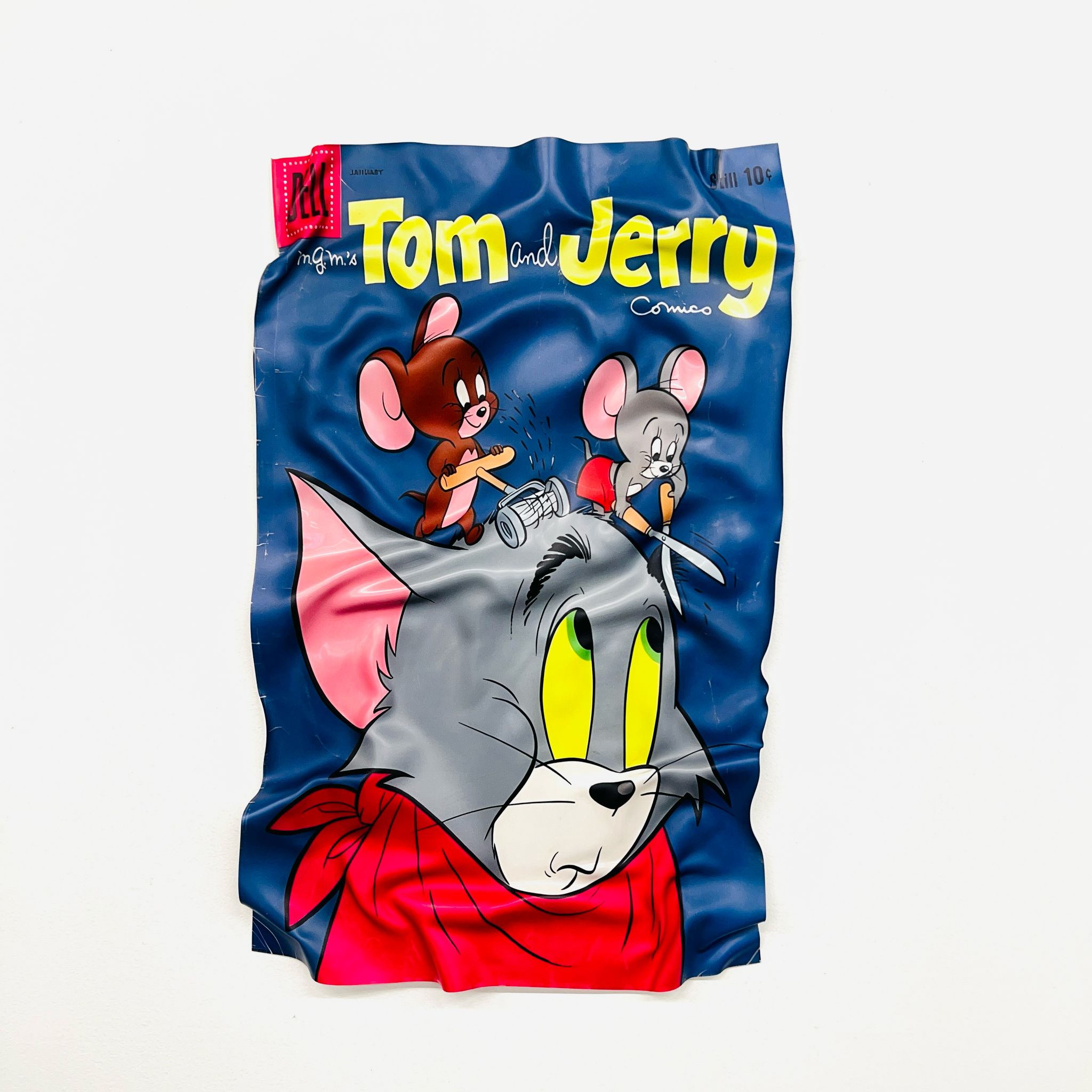 Tableau froissé - Tom & Jerry - Luxartis