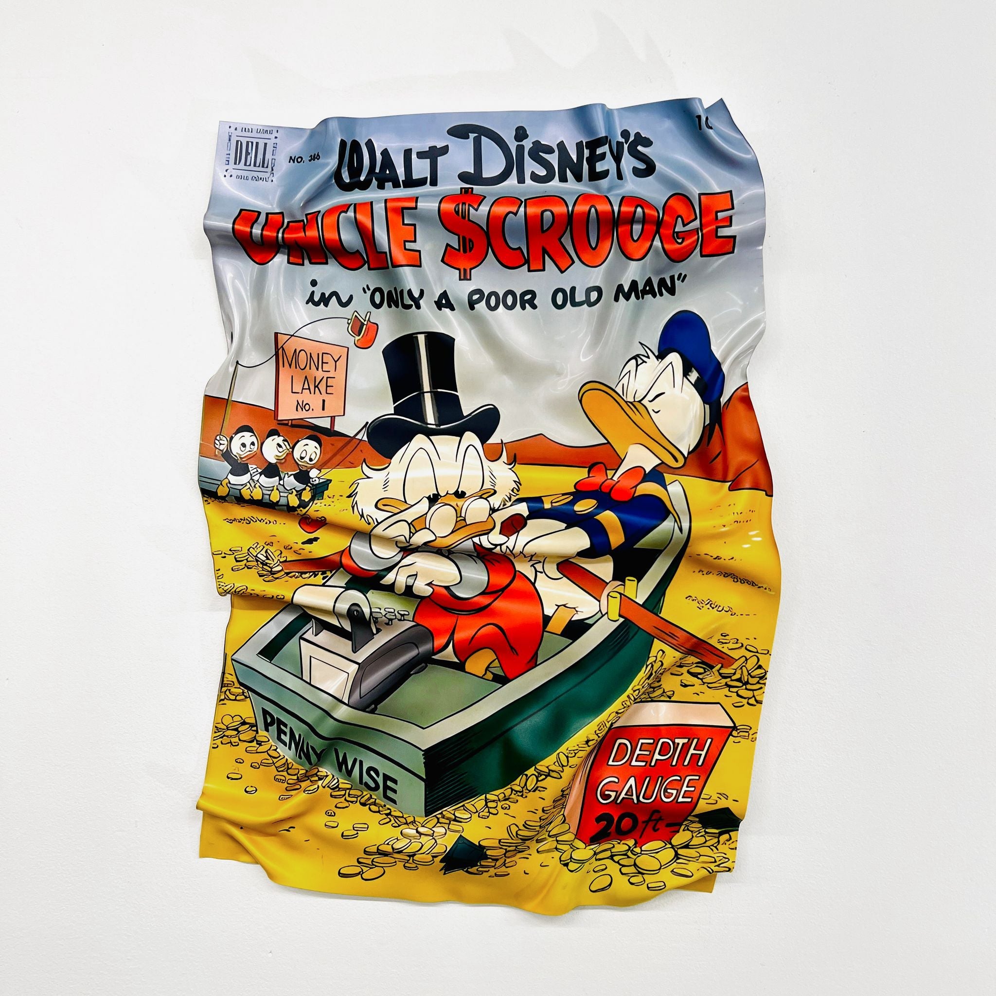 Tableau froissé - Uncle Scrooge - Luxartis