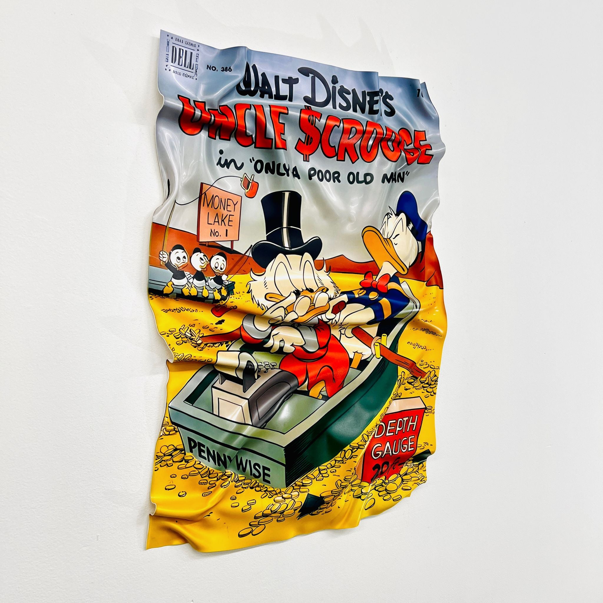 Tableau froissé - Uncle Scrooge - Luxartis