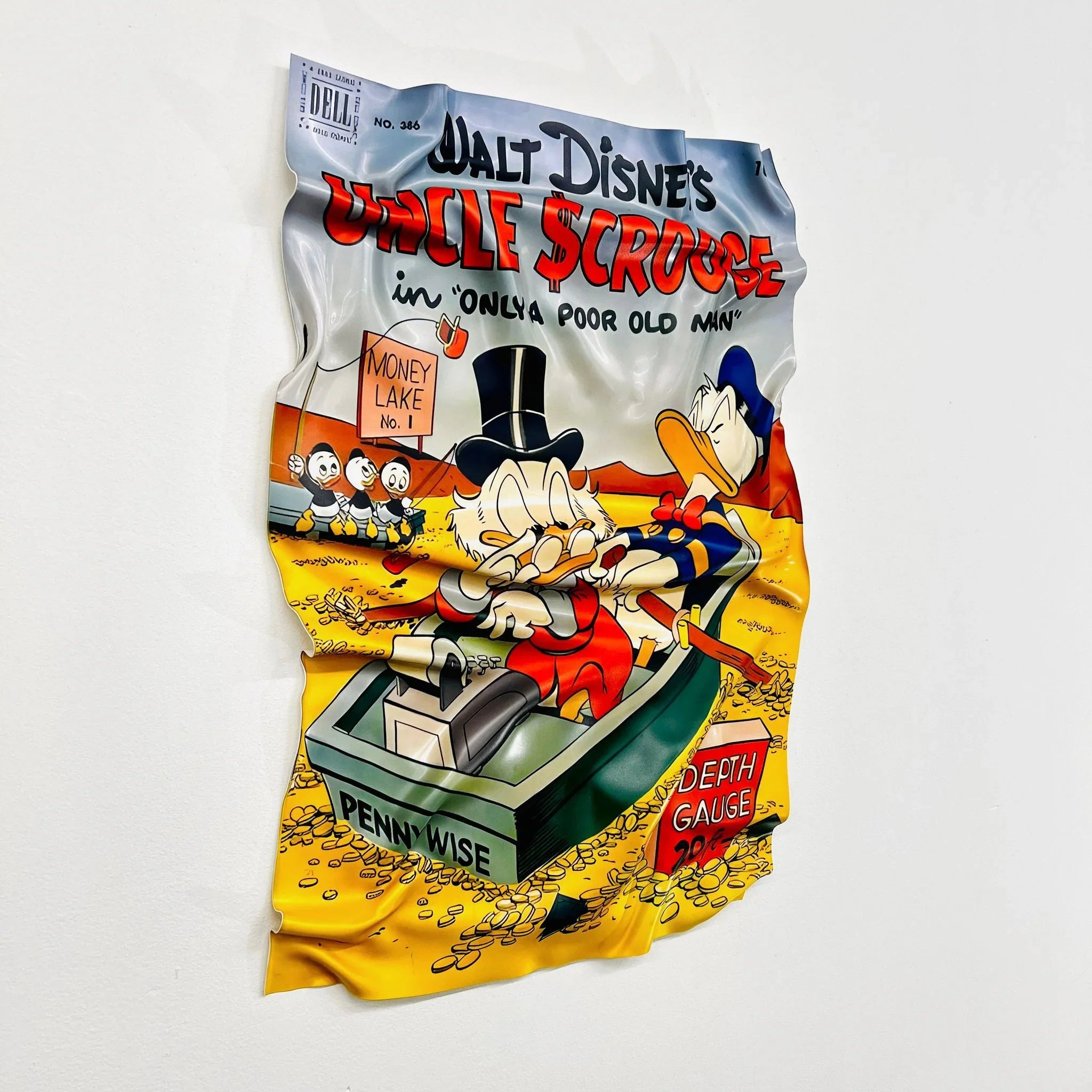 Tableau froissé - Uncle Scrooge - Luxartis