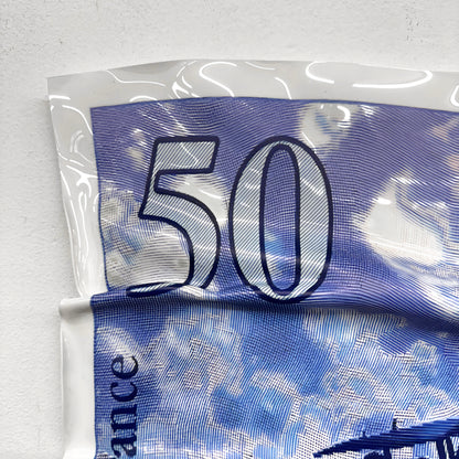Tableau froissé - Billet 50 Francs "Le Petit Prince"