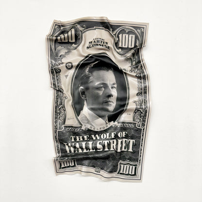 Crumpled Painting - 100 Dollar Bill