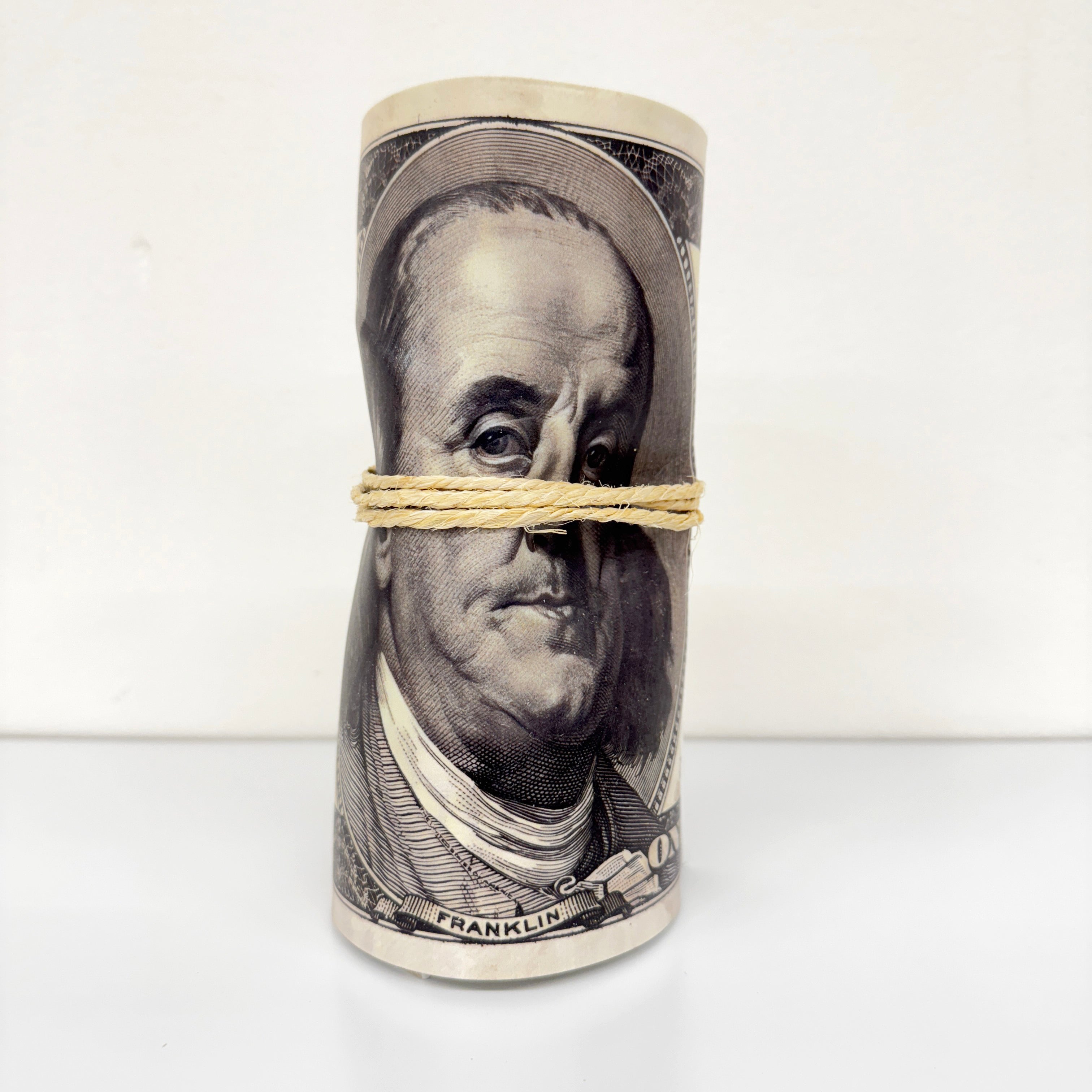 Crumpled Sculpture - $100 Dollar