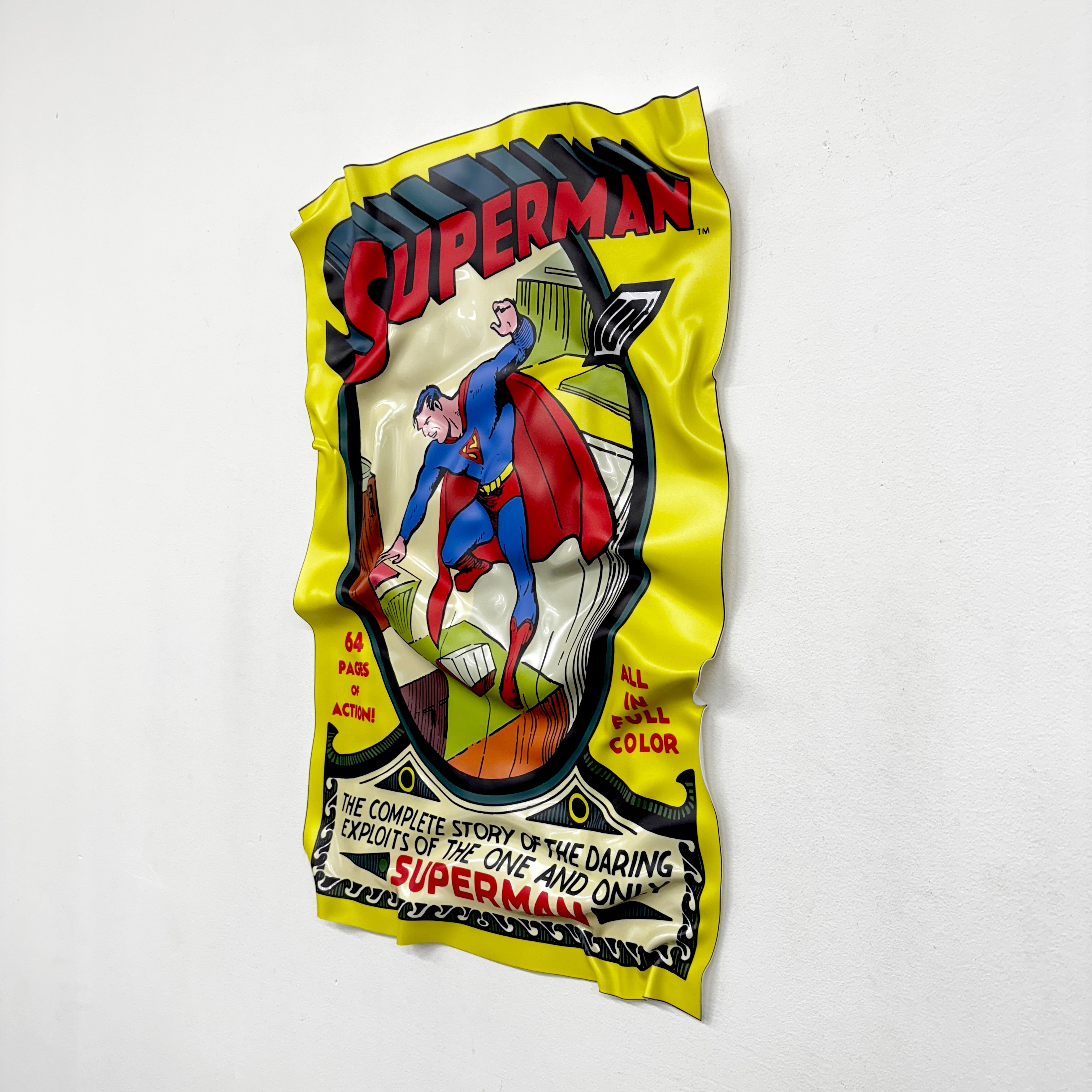 Crumpled Painting - 100 Dollar Bill
