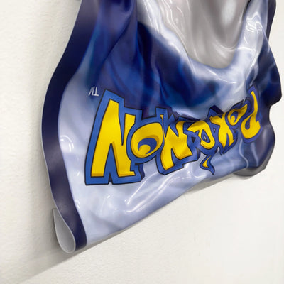 Tableau Déco Carte Pokémon "Pokéball" - Tableau froissé