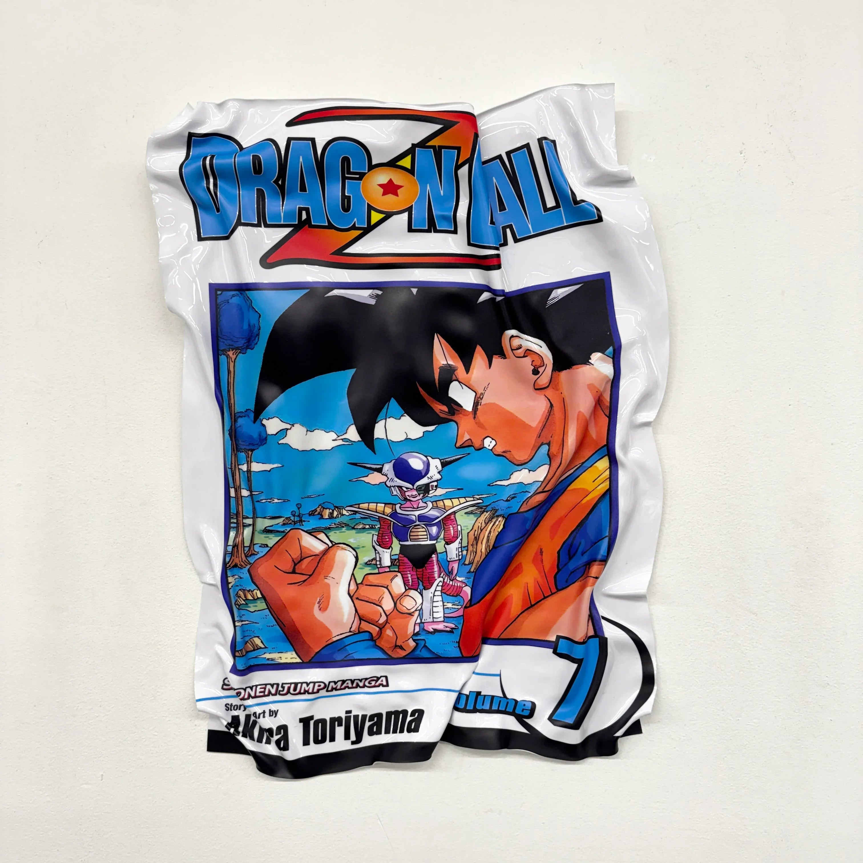 Crumpled poster – Dragon Ball Z "Goku vs Freezer"