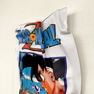 Tableau Déco Dragon Ball Z "Goku vs Freezer" - Tableau froissé