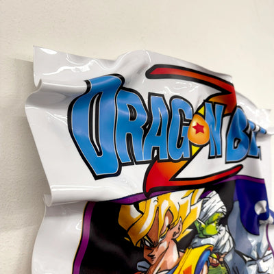 Tableau Déco Dragon Ball Z "Super Saiyan Power" - Tableau froissé