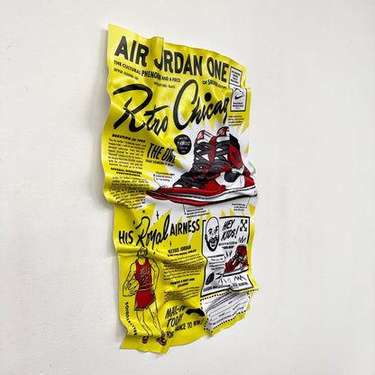 Crumpled Table – Air Jordan One "Retro Chicago"