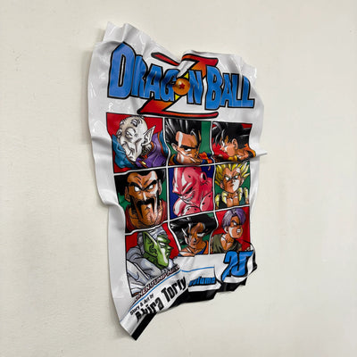 Tableau Déco Dragon Ball Z "Saga Boo" - Tableau froissé