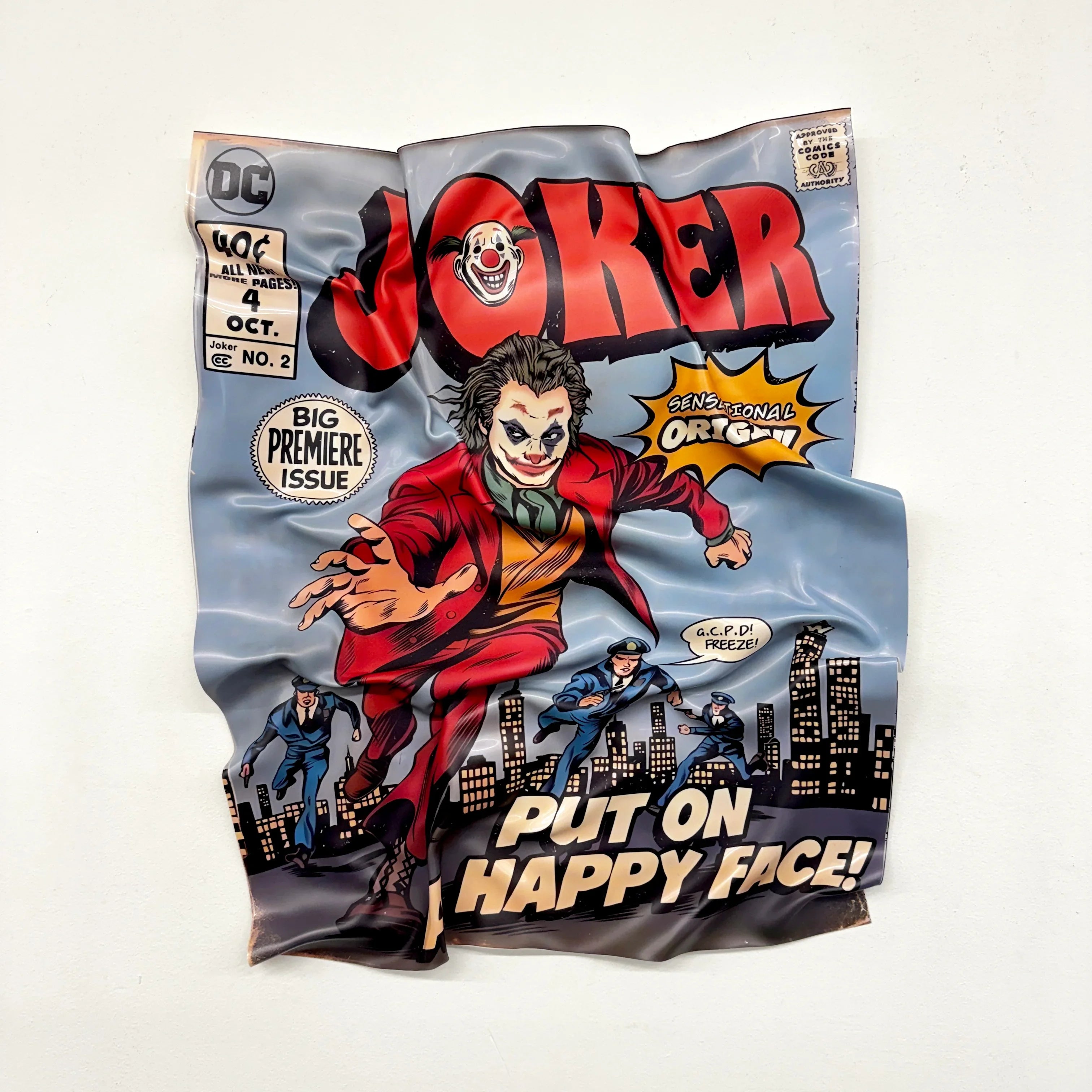 Crumpled Table – Joker "Put on a Happy Face"