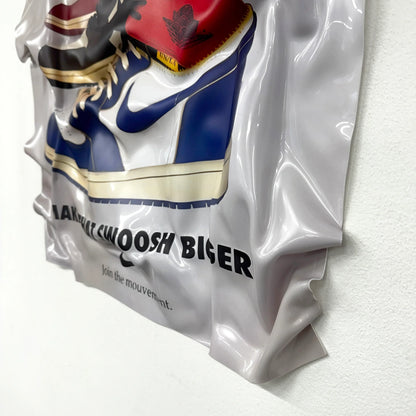 Crumpled Table – Nike "Fuck Stripes"