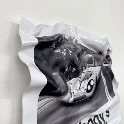 Tableau Déco Porsche "Nobody’s Perfect" - Tableau froissé