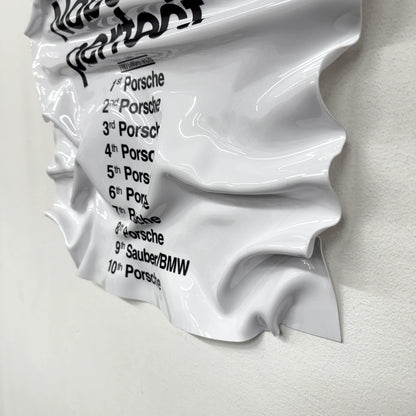 Tableau Déco Porsche "Nobody’s Perfect" - Tableau froissé