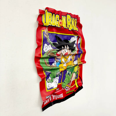 Tableau Déco Dragon Ball "Volume 1" - Tableau froissé