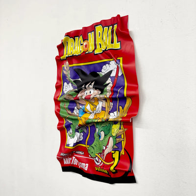 Tableau Déco Dragon Ball "Volume 1" - Tableau froissé