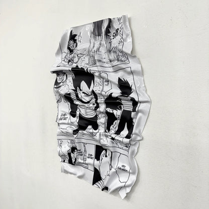 Crumpled Canvas – Dragon Ball "Manga Page"