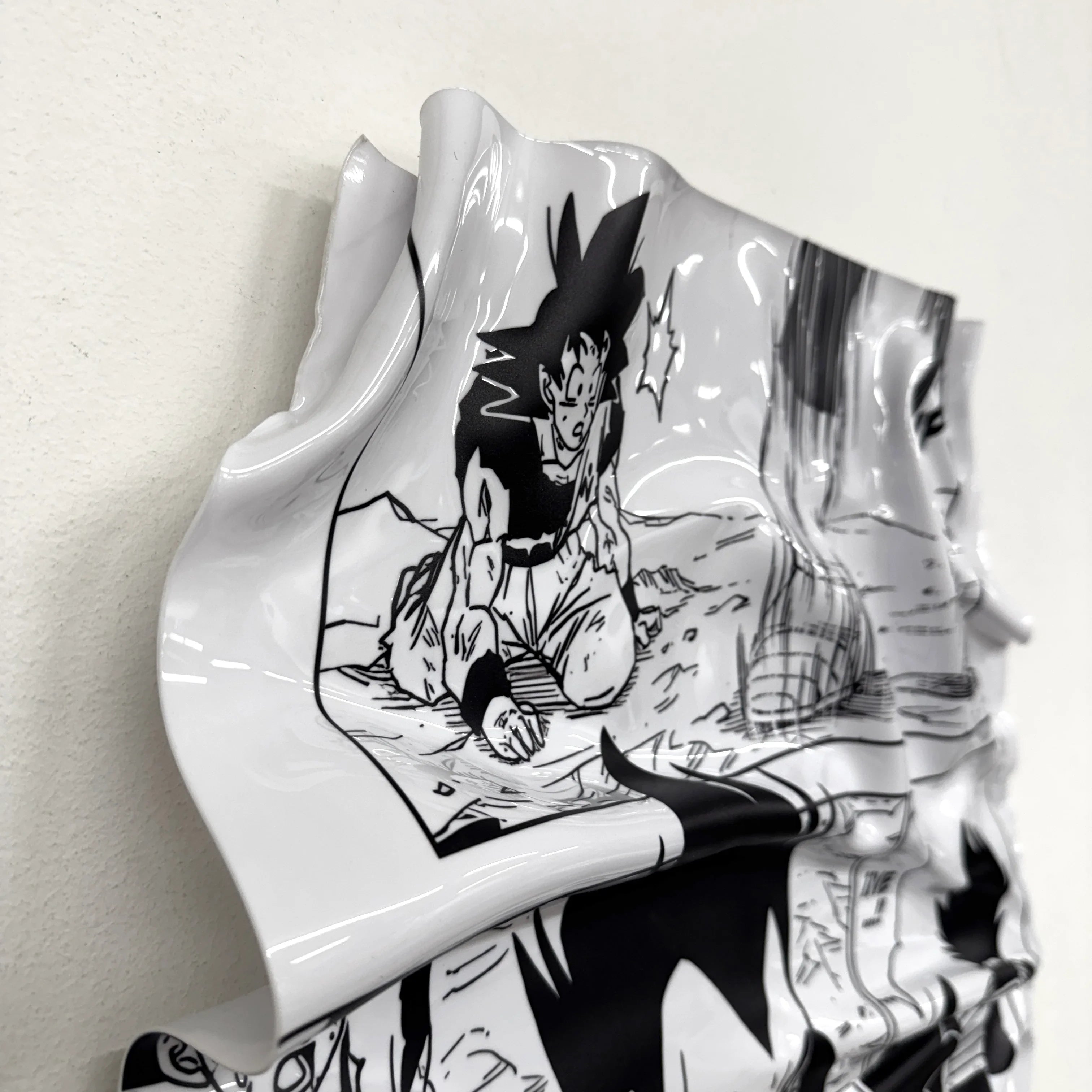Crumpled Canvas – Dragon Ball "Manga Page"