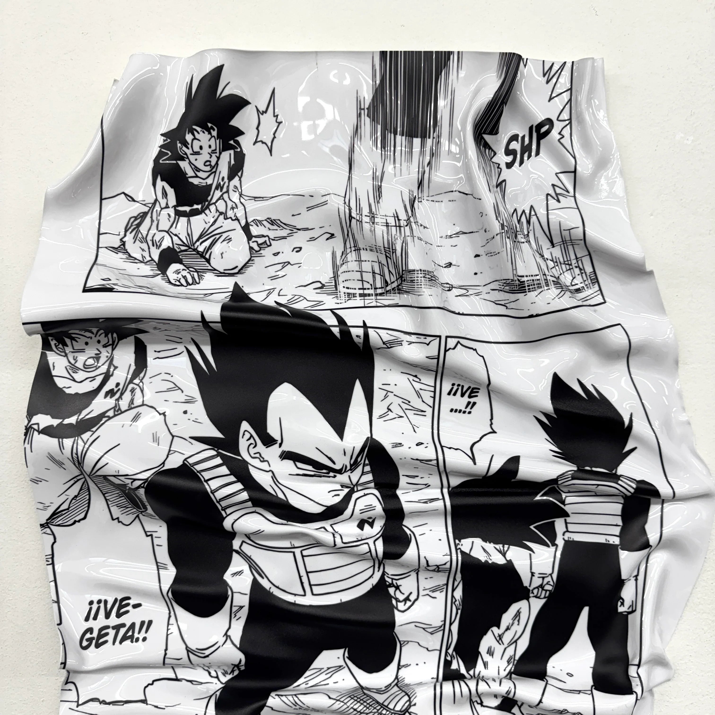 Crumpled Canvas – Dragon Ball "Manga Page"