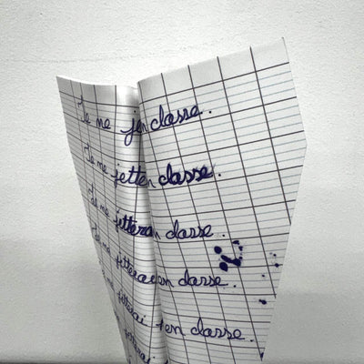 Scultura Déco Aereo Manuscrit Scolaire – Scultura moderna AVA