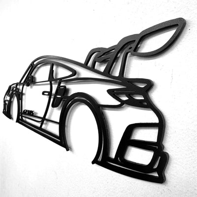 Sculpture Murale en Acier - Supercar RS