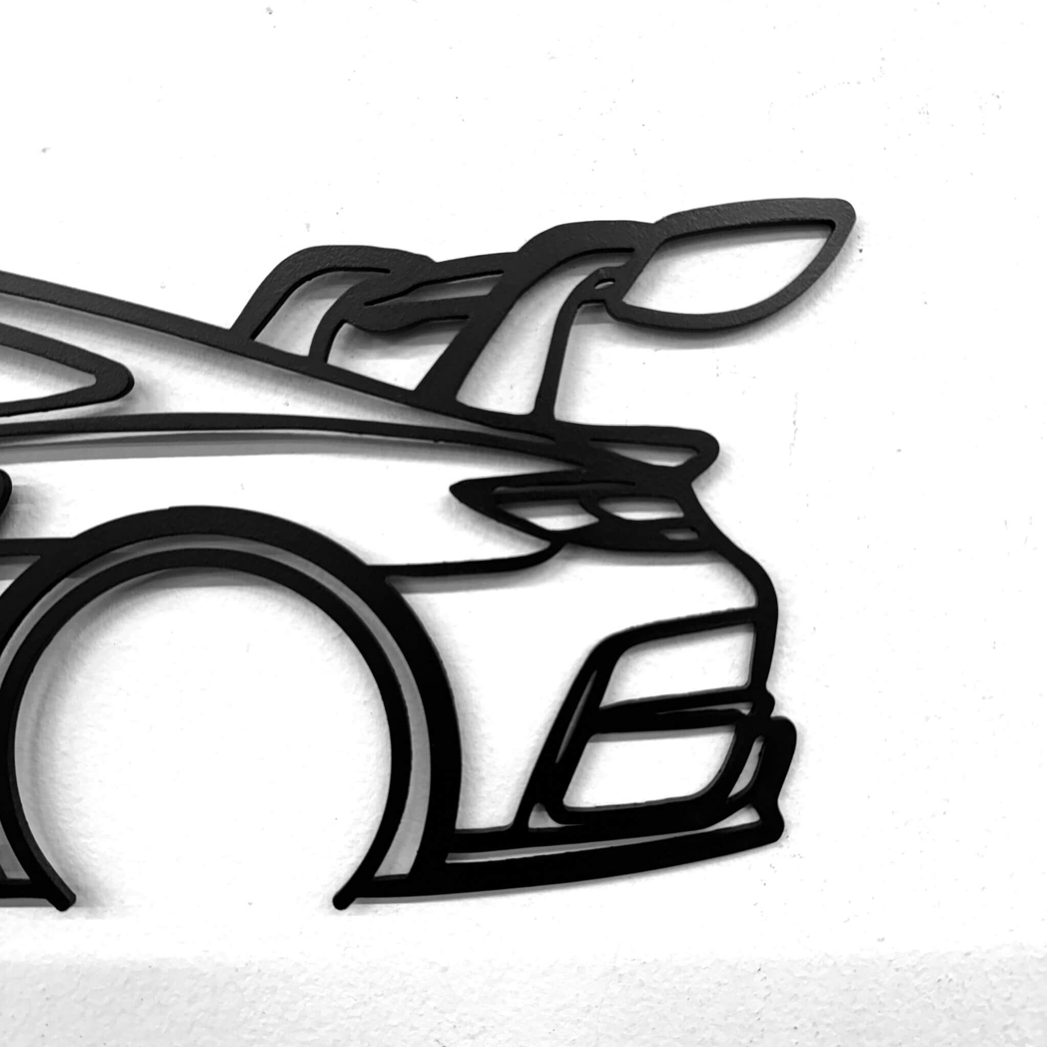 Sculpture Murale en Acier - Supercar RS