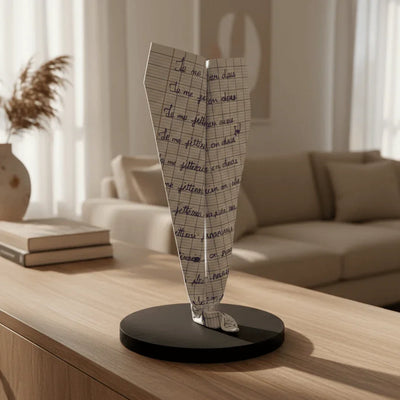 Scultura Déco Aereo Manuscrit Scolaire – Scultura moderna AVA