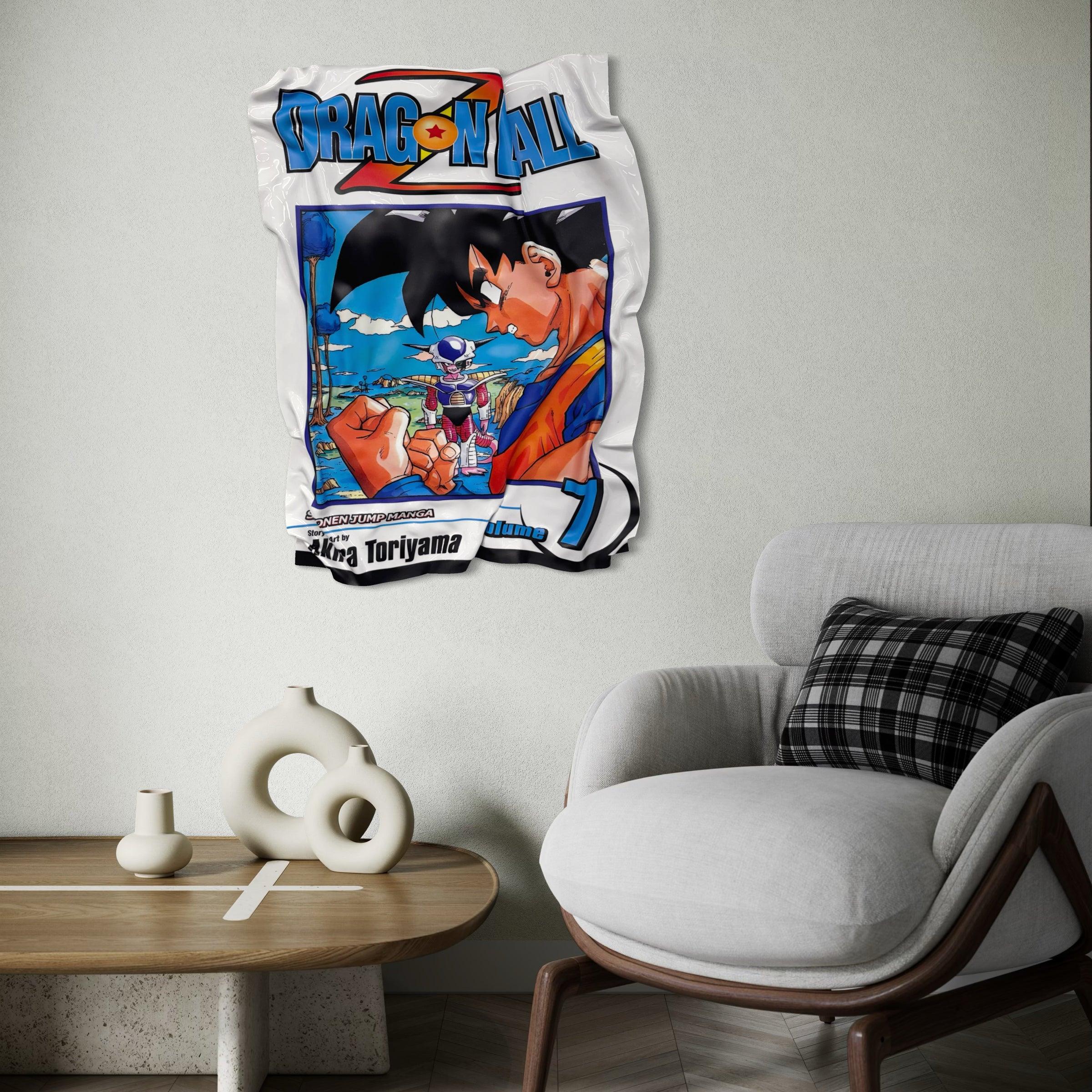 Crumpled poster – Dragon Ball Z "Goku vs Freezer"