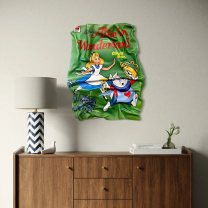 Crumpled Table – Alice in Wonderland "Color Book"