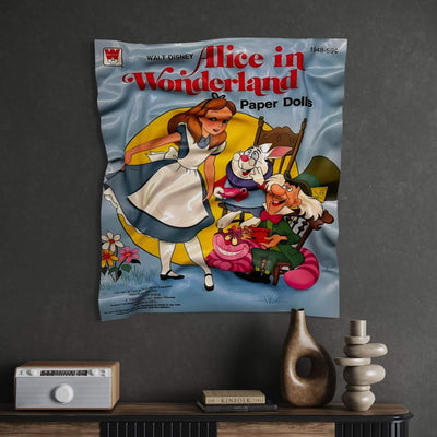 Tableau froissé – Alice in Wonderland