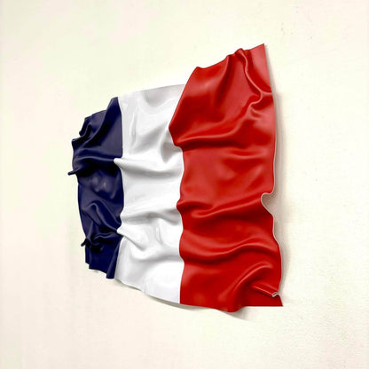 Tableau Déco Drapeau Français – Tableau froissé