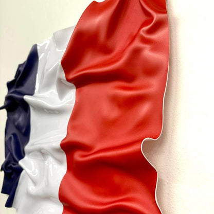 Tableau Déco Drapeau Français – Tableau froissé