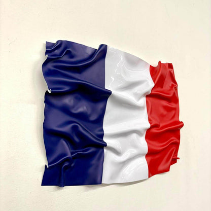 Tableau Déco Drapeau Français – Tableau froissé