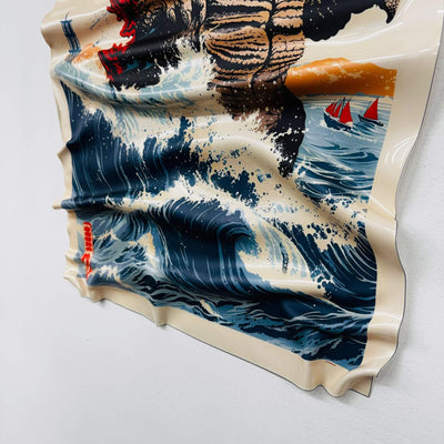 Tableau Déco Kaiju Japonais – Tableau froissé