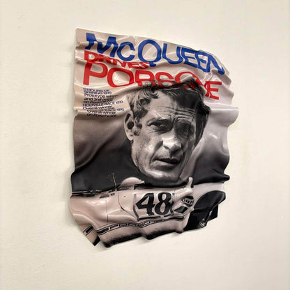 Tableau Déco McQueen x Porsche – Tableau froissé