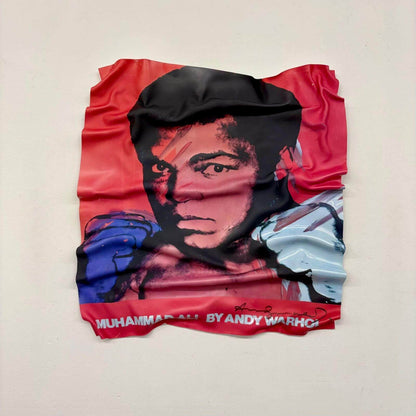 Tableau Déco Muhammad Ali x Warhol – Tableau froissé