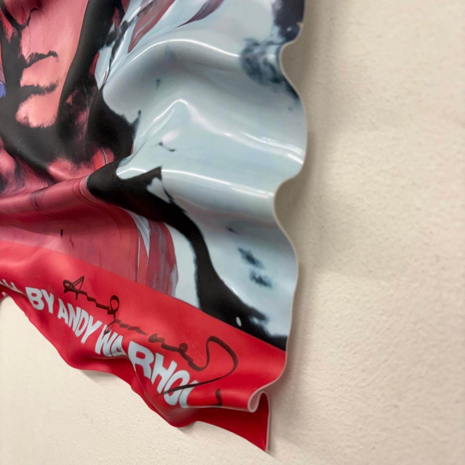 Tableau Déco Muhammad Ali x Warhol – Tableau froissé