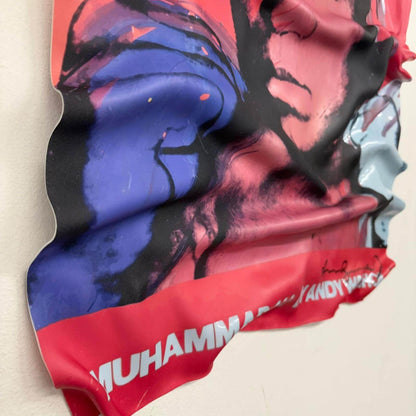 Tableau Déco Muhammad Ali x Warhol – Tableau froissé