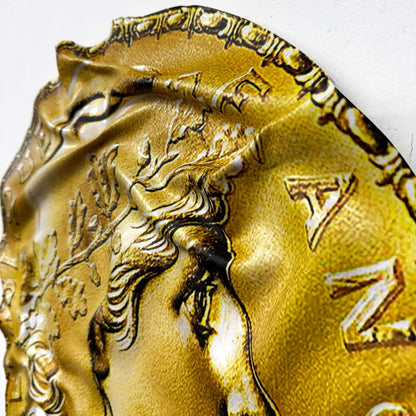 Tableau Déco “20 Francs Or – Marianne” – Tableau froissé
