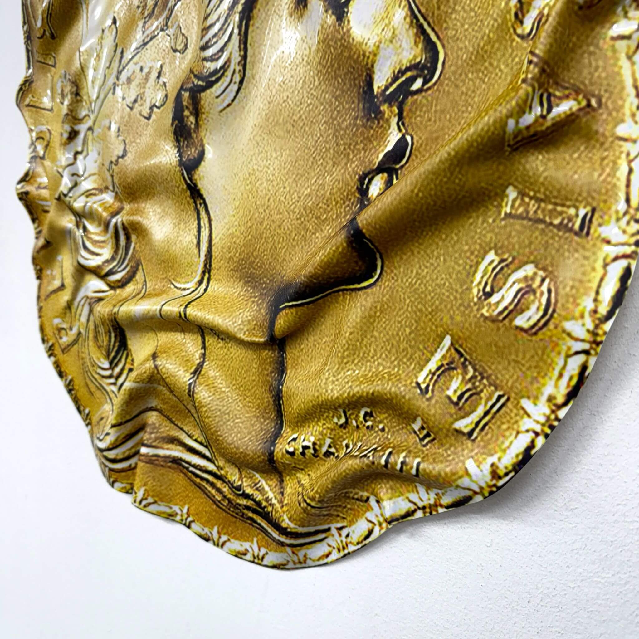 Tableau Déco “20 Francs Or – Marianne” – Tableau froissé