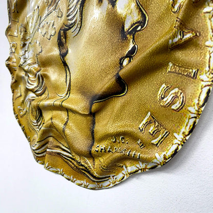 Tableau Déco “20 Francs Or – Marianne” – Tableau froissé