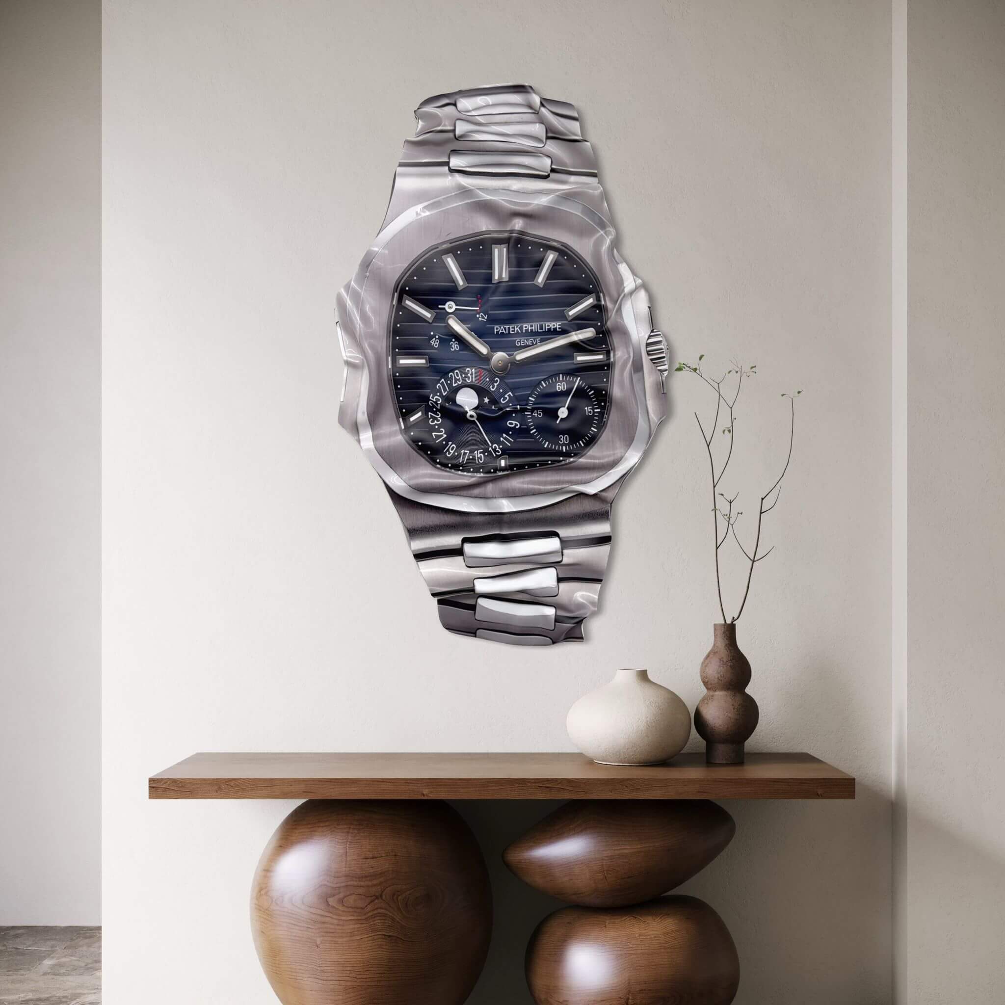 Tableau Déco “Patek Philippe Nautilus” – Tableau froissé