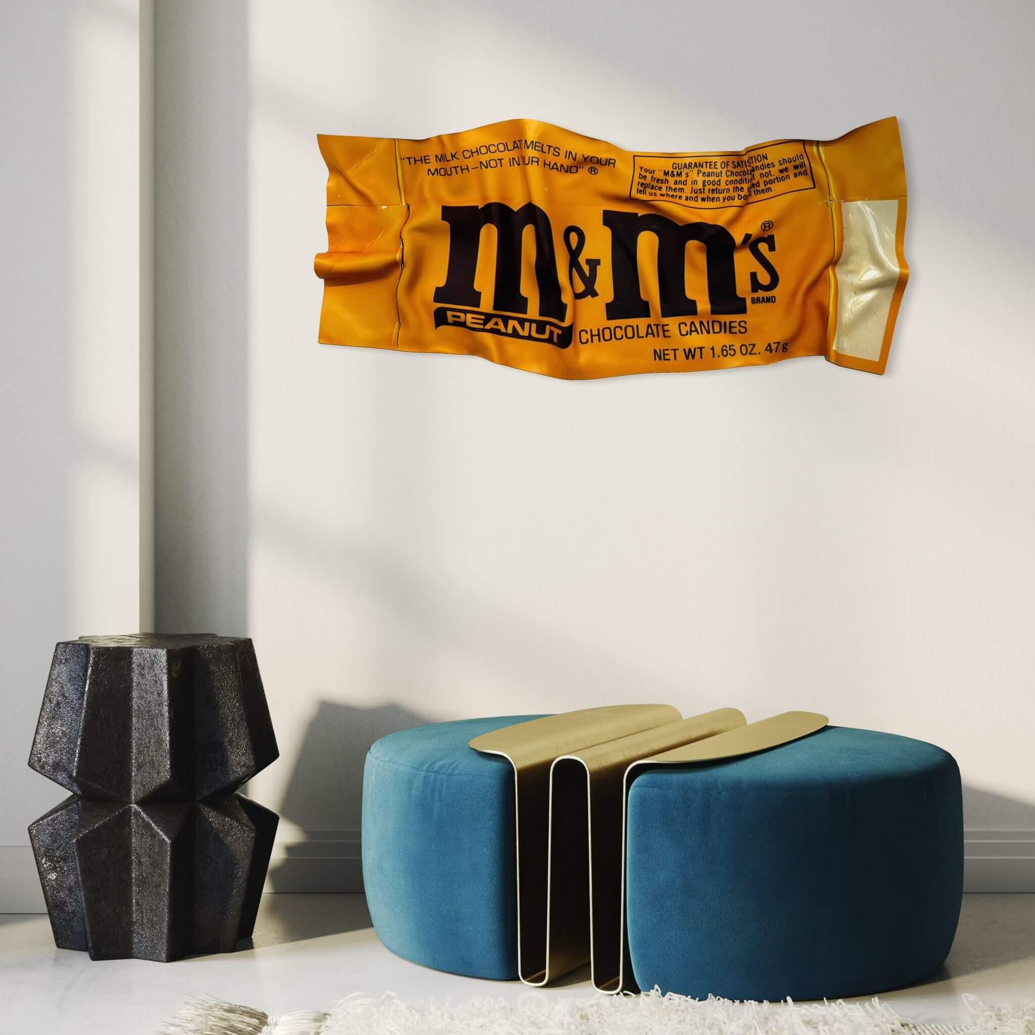 Tableau froissé – M&M’s Peanut