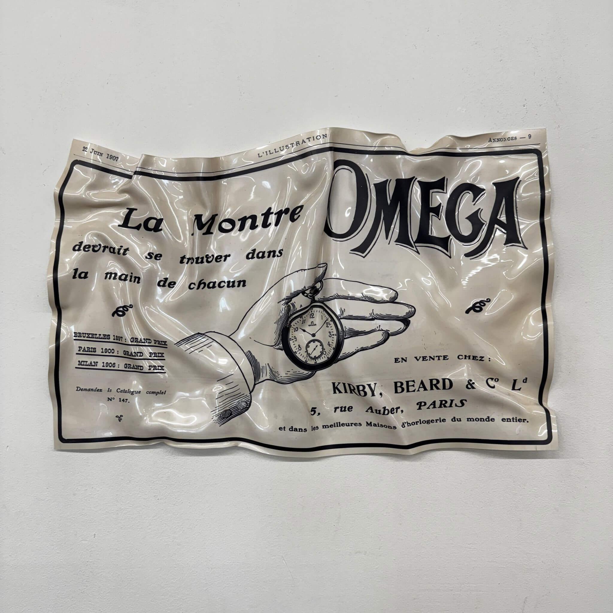 Tableau froissé – Omega Vintage