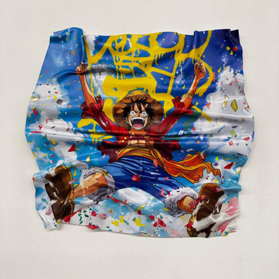 Decorative Painting One Piece "Luffy - Joy and Victory" - Crumpled Art