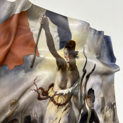 Tableau Déco “La Liberté guidant le peuple” – Tableau froissé
