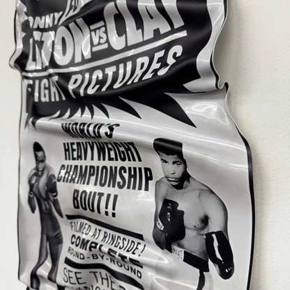 Tableau froissé – Fight Night "Liston vs Clay"