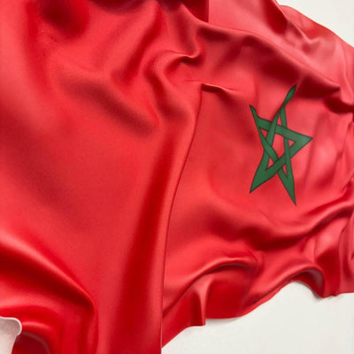 Tableau Déco Drapeau Maroc – Tableau froissé