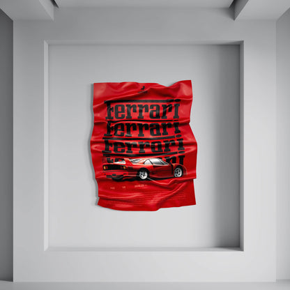 Tableau Déco Ferrari F40 – Tableau froissé