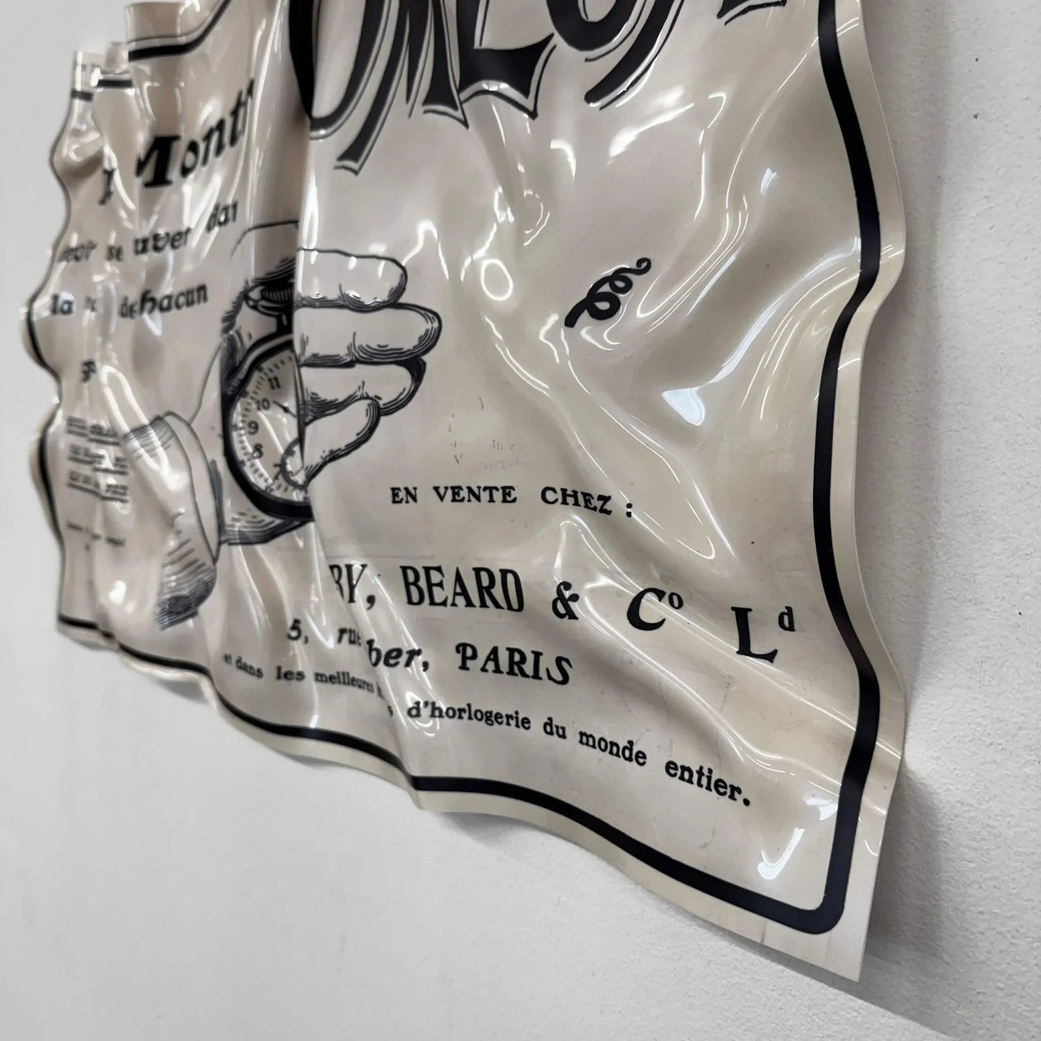 Tableau froissé – Omega Vintage